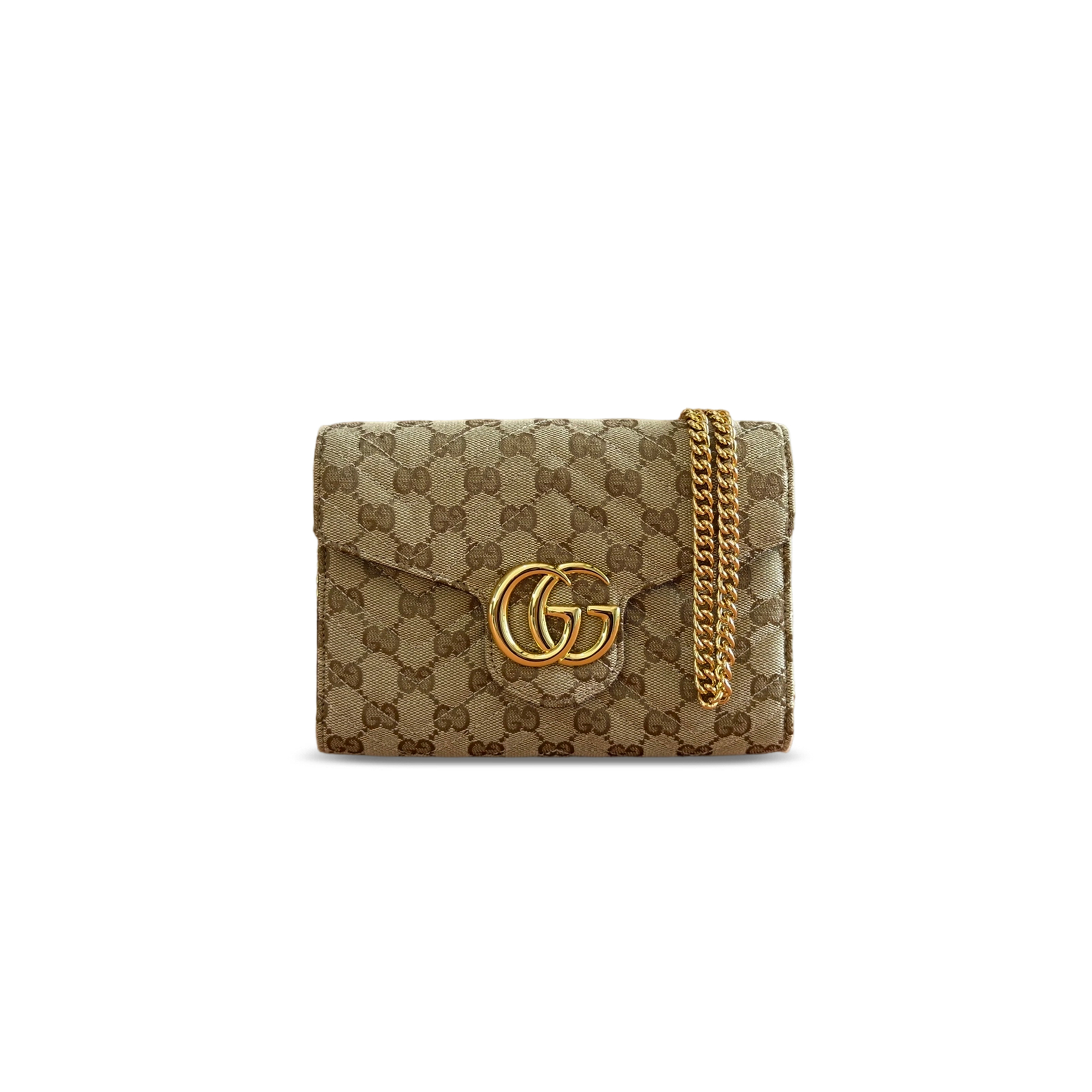 GUCCI GG MARMONT WALLET ON CHAIN 474575 (20*13*6cm)